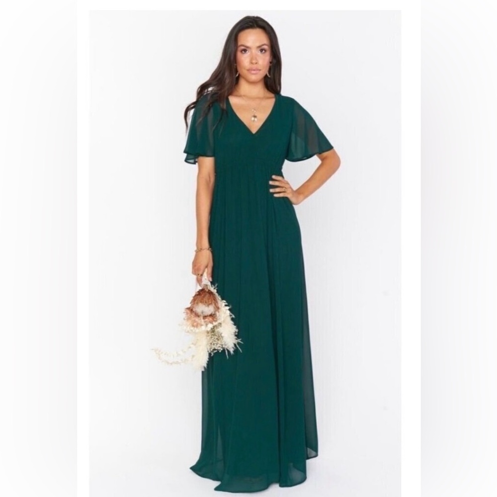 Show Me Your Mumu NWT Emily
Empire Maxi Dress Emerald Green. SIZE XS & M